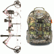 Diamond Infinite Edge Pro Pkg., Black 13-31in. 70lb LH, A12488 W/ Vanguard Xl Hunting Backpack-Realtree Camo, DIA1243-KIT1