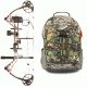 Diamond Infinite Edge Pro Pkg., Pink 13-31in. 70lb LH, A12492 W/ Vanguard Xl Hunting Backpack-Realtree Camo, DIA1253-KIT1