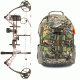 Diamond Infinite Edge Pro Pkg., Pink 13-31in. 70lb RH, A12491 W/ Vanguard Xl Hunting Backpack-Realtree Camo, DIA1244-KIT1