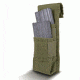 Diamondback Tactical M4/M16 Tiered Double 2 Mag Pouch, Ranger Green, A-BLPM03-RANGERGREEN