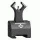EDEMO Diamondhead Combat Sight Top Mounted Deployable Front Sight w/Front Gas Block, AR-10, Black, 1651, EDEMO1