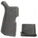 Die Free Co Kung Fu Grip, Fits AR-15/AR-10, with Grip Plug, Gray