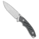Dirty Bird Knives Chingaso Fixed Blade Knife, 4.06in, CPM 154, Drop Point Blade, Micarta, Black Handle, Satin, Black/Gray, 8.25 inch, BHQ-173589
