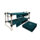 Disc-O-Bed Angled Expandable Under Bunk FootLocker, 29in L x 24in W x 8.5-5.5in H, Green, 19812/GRN