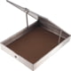 Displays Aluminum Display Case, One Piece Aluminum Frame With Tempered Glass Top, Measures 18in X 24 1/4in X 3 1/4in, Full Length Piano Hinge, Opens From The End, S 50 0180