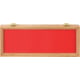 Displays Oak And Glass Display Case, Measures 18in X 7in X 2 3/8in, Foam Lined With Red Foam Cover, Locking Hinges, Comes With Two Keys, M913