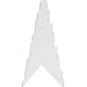Displays Seven Tier Knife Display With Clear Acrylic Construction, Clear Acrylic Construction, Stands 12 1/2in Tall, Slots To Display Seven Folding And/Or Knife, KNF12