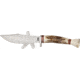 Displays Small Easel Knife Display, Clear Acrylic Construction, Stands 1 1/2in Tall, Made To Display One Small Folding Or Fixed Blade Knife, Package Of 12, CAB2