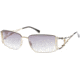 Diva 4143 Sunglasses - Black-Gold; Grey Gradient Lenses (789)