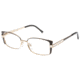 Diva 5458 Single Vision Prescription Eyeglasses, Black/Gold Frame, DI54582SV