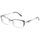 Diva 5464 Progressive Prescription Eyeglasses, Navy/Silver Frame, DI5464264PR