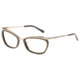 Diva 5472 Single Vision Prescription Eyeglasses, Cheetah/Gold Frame, DI5472854ASV