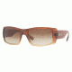DKNY DY4064 Progressive Prescription Sunglasses DY4064-343413-5617 - Lens Diameter 56 mm, Frame Color Brown Gradient Sable