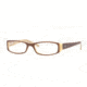 DKNY Eyeglasses DY4516 with No-Line Progressive Rx Prescription Lenses, Select Frame Color / Lens Diameter Brown Top On Beige Frame / 49 mm Prescription Lenses