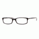 DKNY DY 4557 Eyeglasses Styles - Black Top On Trasparen Frame w/Non-Rx 51 mm Diameter Lenses, 3131-5117