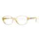 DKNY DY4568 SV Prescription Eyeglasses, Transparent Light Yellow Frame / 46 mm Prescription Lenses, 3215 4618