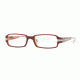 DKNY DY 4577 Eyeglasses, Bordeaux/White/Horn Frame w/Non Rx 50 mm Diameter Lenses, 3282 5017