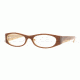 DKNY DY4578 SV Prescription Eyeglasses Brown/Cream Frame / 52 mm Prescription Lenses, 3326-5216