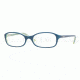 DKNY DY 4581 Eyeglasses Styles Blue-Azure-Green Transparent Frame w/Non-Rx 51 mm Diameter Lenses, 3367-5116