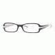 DKNY DY 4583 Eyeglasses Styles - Black-White-Ice Frame w/Non-Rx 49 mm Diameter Lenses, 3364-4916