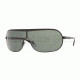 DKNY DY 5033 Sunglasses Styles -  Matte Black Frame / Gray Green Lenses, 100471-0135