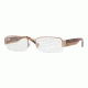 DKNY DY 5616 Eyeglasses w/ Matte Dark Brown Frame and Non-Rx 52 mm Diameter Lenses, 1147-5218