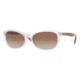 DKNY DY4083 Sunglasses 300213-5617 - Transparent Brown Frame, Brown Gradient Lenses