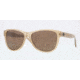 DKNY DY4106 Sunglasses 349473-58 - Beige Frame, Brown Lenses