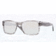 DKNY DY4108 Single Vision Prescription Sunglasses DY4108-34496G-55 - Lens Diameter 55 mm, Frame Color Striped Grey
