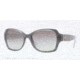 DKNY DY4111 Sunglasses 363011-57 - Gray/white Frame, Gray Gradient Lenses