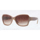 DKNY DY4111 Sunglasses 363113-57 - Metallized Brown Frame, Brown Gradient Lenses