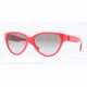 DKNY DY4112 Bifocal Prescription Sunglasses DY4112-363411-56 - Lens Diameter 56 mm, Frame Color Top Red On Transp Red
