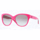 DKNY DY4113 Sunglasses 363511-57 - Top Fuxia On Transp Fuxia Frame, Gray Gradient Lenses