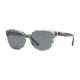 DKNY DY4117 Single Vision Prescription Sunglasses DY4117-344987-55 - Lens Diameter 55 mm, Frame Color Striped Grey