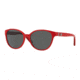 DKNY DY4117M Progressive Prescription Sunglasses DY4117M-363487-55 - Lens Diameter 55 mm, Frame Color Top Red On Transp Red