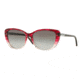 DKNY DY4121 Single Vision Prescription Sunglasses DY4121-366211-56 - Lens Diameter 56 mm, Frame Color Tr Pink Grad Striped Fuxia