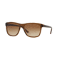 DKNY DY4131 Single Vision Prescription Sunglasses DY4131-367513-58 - Lens Diameter 58 mm, Frame Color Brown