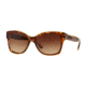 DKNY DY4132 Sunglasses 368713-55 - Dark Tortoise Crystal Frame, Dark Brown Gradient Lenses
