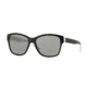 DKNY DY4134 Sunglasses 362787-57 - Black/White Frame, Grey Solid Lenses
