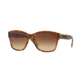 DKNY DY4134 Sunglasses 368713-57 - Dark Tortoise Crystal Frame, Dark Brown Gradient Lenses