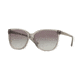 DKNY DY4137 Sunglasses 369611-58 - Grey Crystal/satin Silver Frame, Grey Gradient Lenses