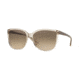 DKNY DY4137 Sunglasses 36976G-58 - Beige Crystal/satin Tobacco Frame, Light Brown Gradient Lenses