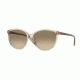 DKNY DY4138 Sunglasses 36976G-57 - Beige Crystal/satin Tobacco Frame, Light Brown Gradient Lenses
