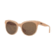 DKNY DY4143 Sunglasses 372473-53 - Blush Frame, Dark Brown Solid Lenses