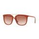 DKNY DY4146 Sunglasses 373213-53 - Red Transparent Frame, Amber Gradient Lenses