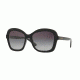 DKNY DY4147 Single Vision Prescription Sunglasses DY4147-368811-56 - Lens Diameter 56 mm, Frame Color Black
