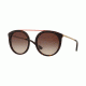 DKNY DY4154 Sunglasses 377413-52 - Matte Dark Tortoise Frame, Brown Gradient Lenses
