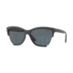 DKNY DY4155 Sunglasses 377887-58 - Rubber Dark Gray Frame, Blue Grey Solid Lenses