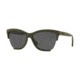 DKNY DY4155 Sunglasses 377987-58 - Rubber Military Frame, Dark Grey Solid Lenses