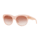 DKNY DY4157 Sunglasses 376813-55 - Milky Blush Frame, Amber Gradient Lenses